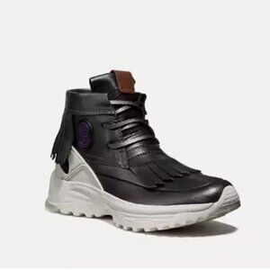 COACH Fringe Moccasin Sneaker With Coach Patch